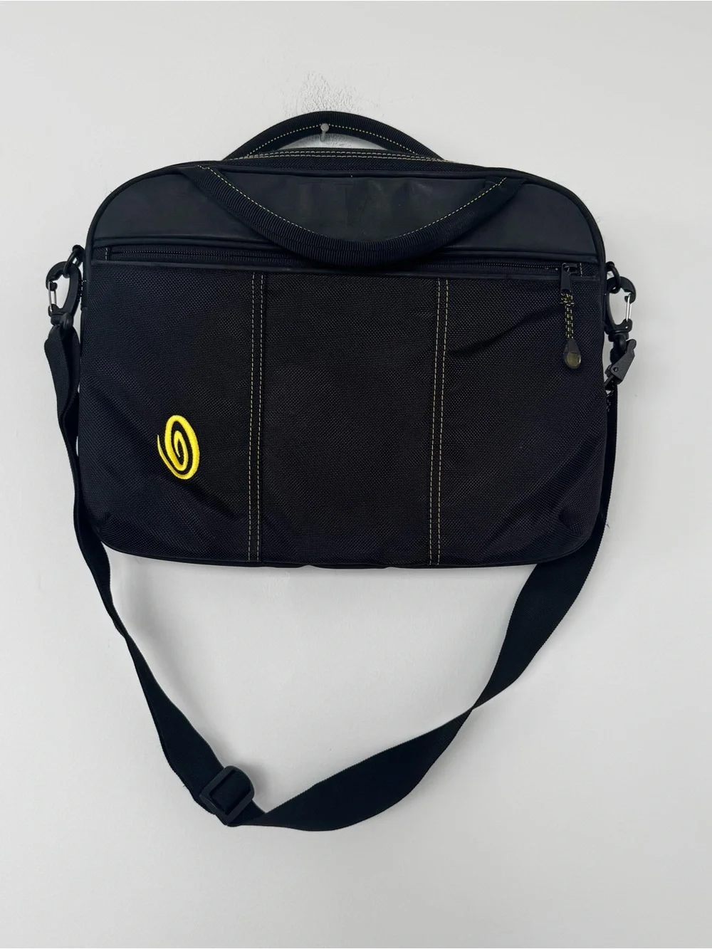 Timbuk2 Commuter Messenger Bag Black Cordura Ballistic Nylon Laptop Briefcase